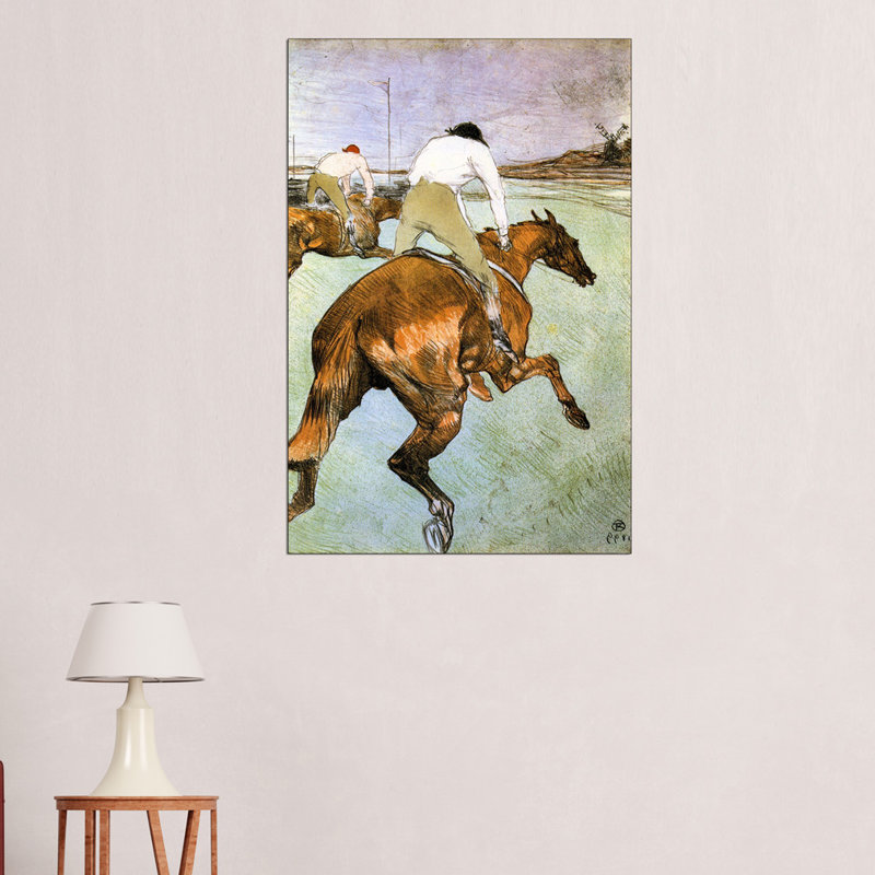 Henri De Toulouse-Lautrec - Wrapped Canvas Painting, 90cm H x 60cm W x 1.8cm D