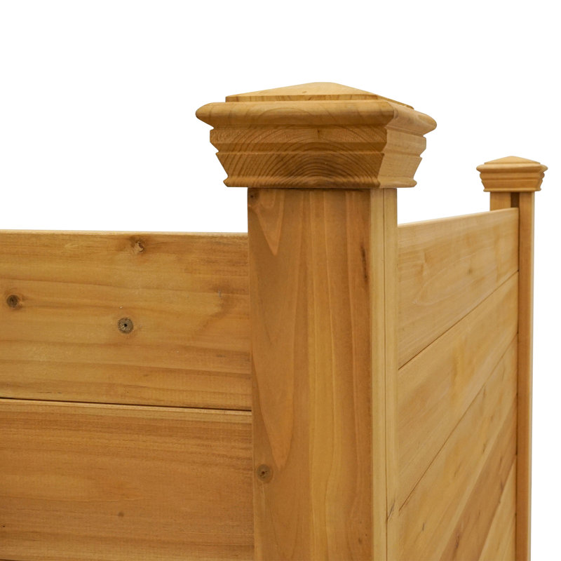 4ft H x 4ft W Cedar Wood Privacy Screen Kit
