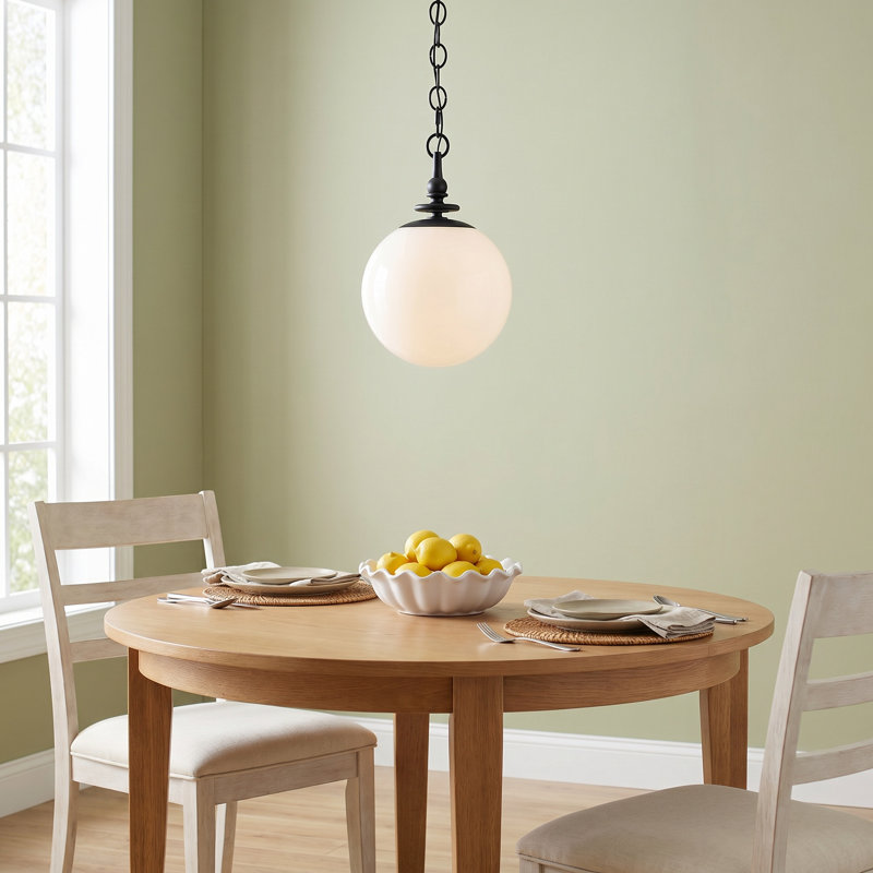 1 - Light Single Pendant, Aged Iron, 17.375" H x 11" W x 11" D