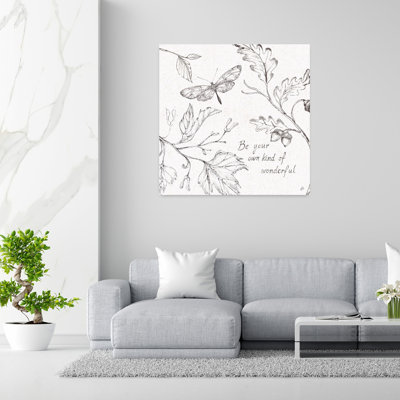 Contemporary Art Abstract Contemporary Dragonfly Landscape Nature Art 1 Piece Wrapped Canvas Wall Art