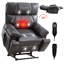 Fauteuil inclinable électrique à deux moteurs Leatherair-1605497739