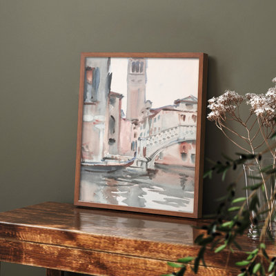 Vintage Landscape - Closed Corner Frame Print
