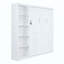 Lit escamotable avec tablettes, lit escamotable peu encombrant pour les pièces polyvalentes et les petits appartements-457987251