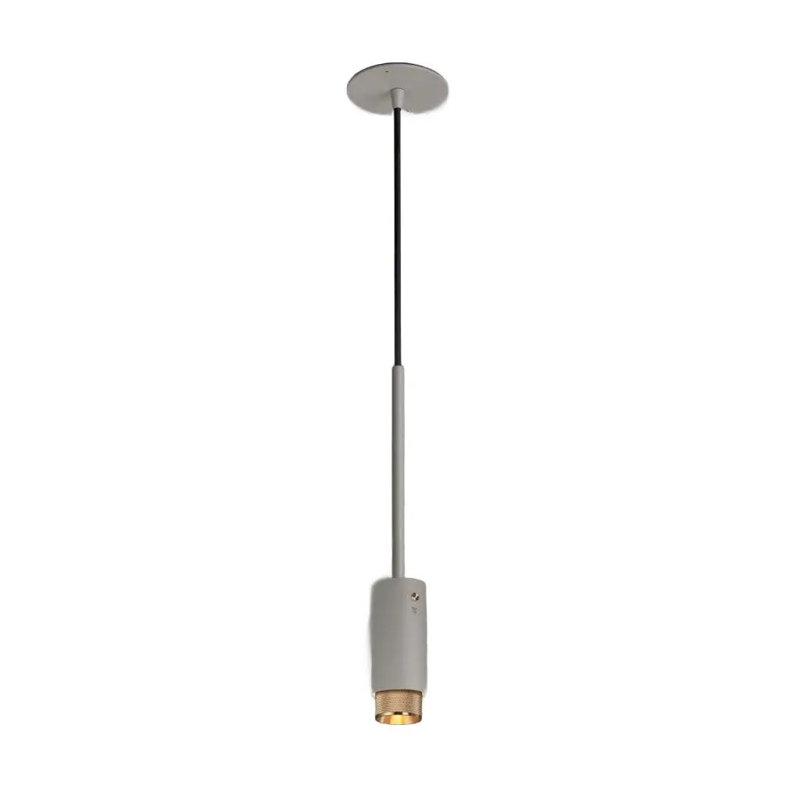 1 - Light Pendant, Brass, Stone