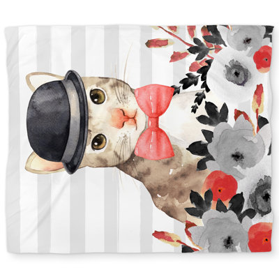 Cat Detective Bedroom Art Duvet Cover | Fun Home Decor