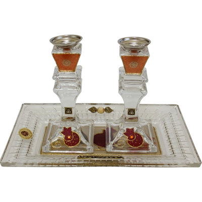 Glass Candlestick
