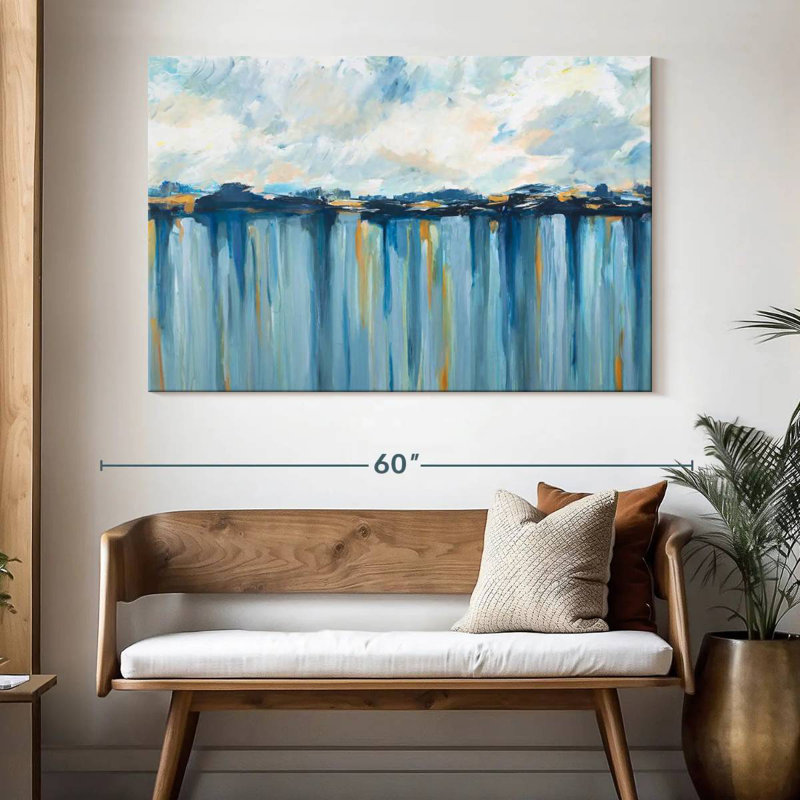 Avery Ocean Blues I, 34" H x 51" W
