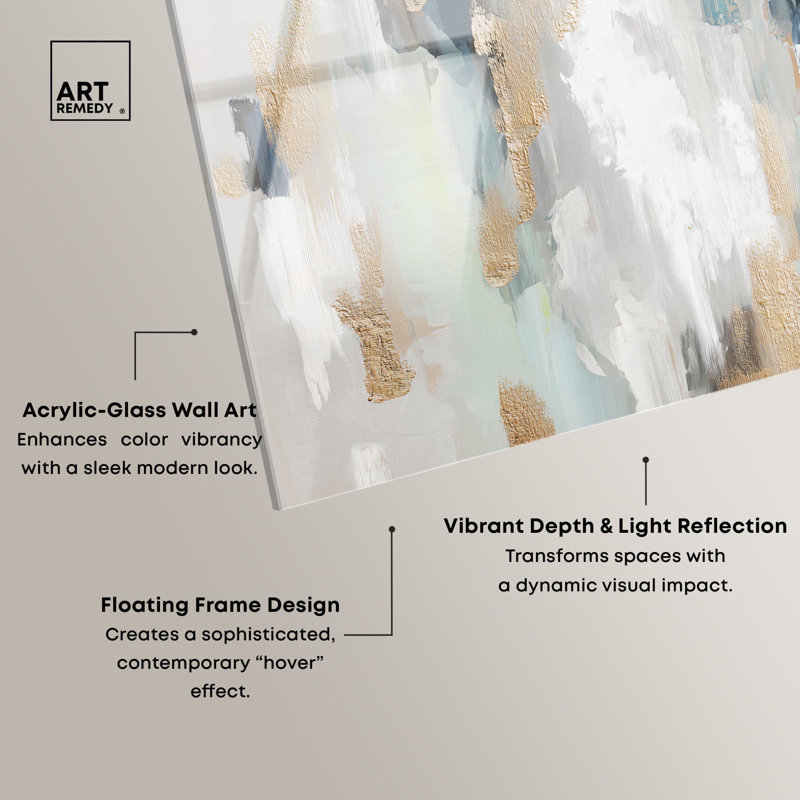 Impression sur toile Golden Descent I Boho Decor par Art Remedy, H 10 po x l 15 po