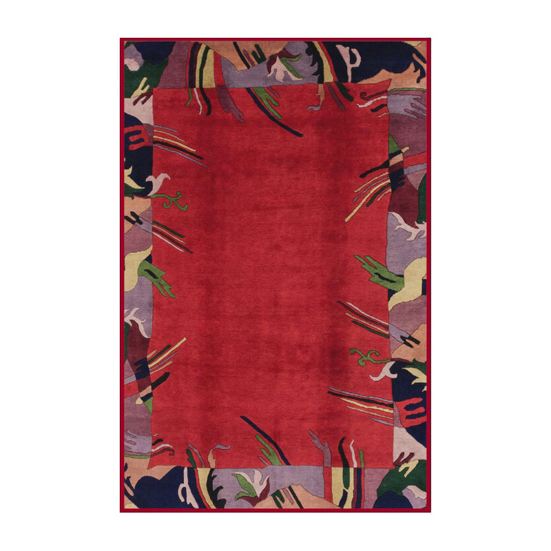 Steves Abstract Indoor Rug, Rectangle 5' x 7'