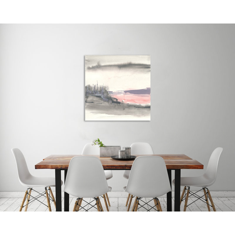 Reproduction d’art sur toile, "blush Valley I" par Chris Paschke, H 48 po x l 48 po x P 1,5 po