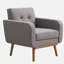 Upholstered Armchair-1865836002