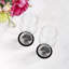 Zodiac Taurus Black Vegan Leather Round Coasters-854090232