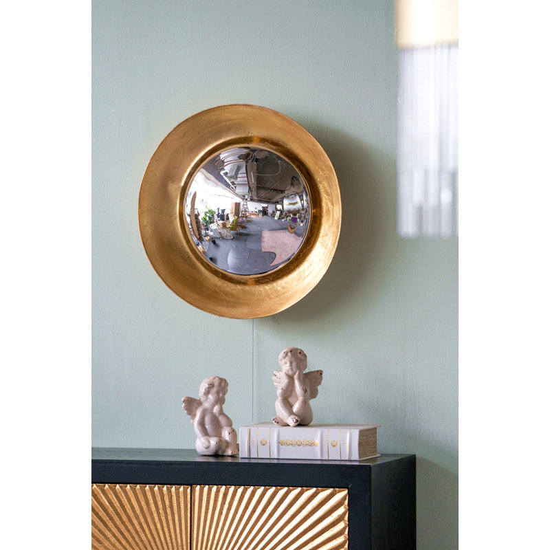 Miroir mural D18,7 x 3,9 po avec éclairage DEL