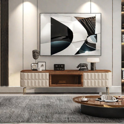 American style light luxury TV stand