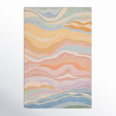Hand-Tufted Abstract Rug