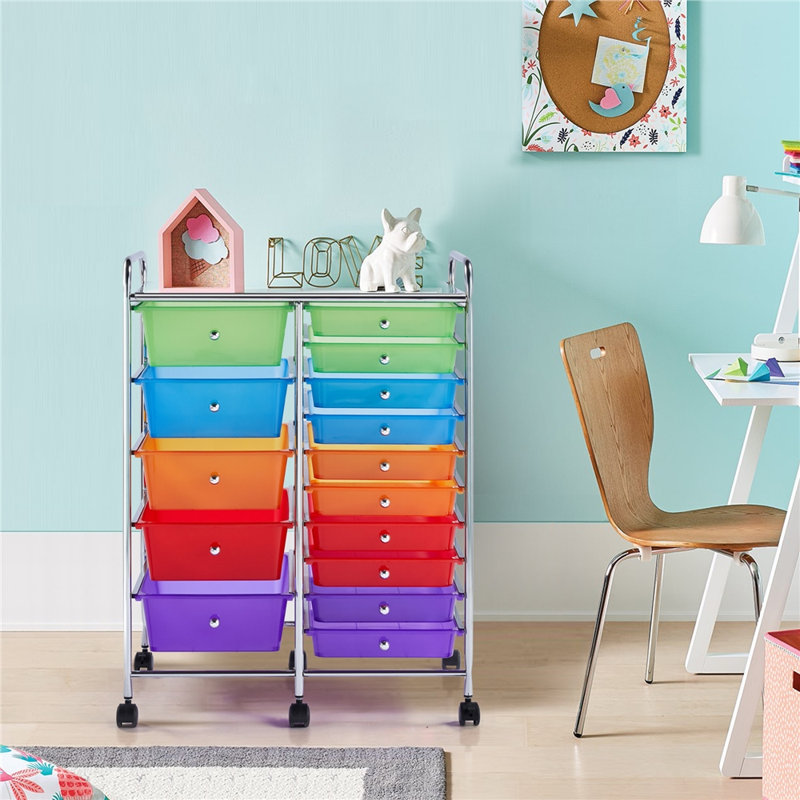 Tiroir de rangement Lundys, Multicolore