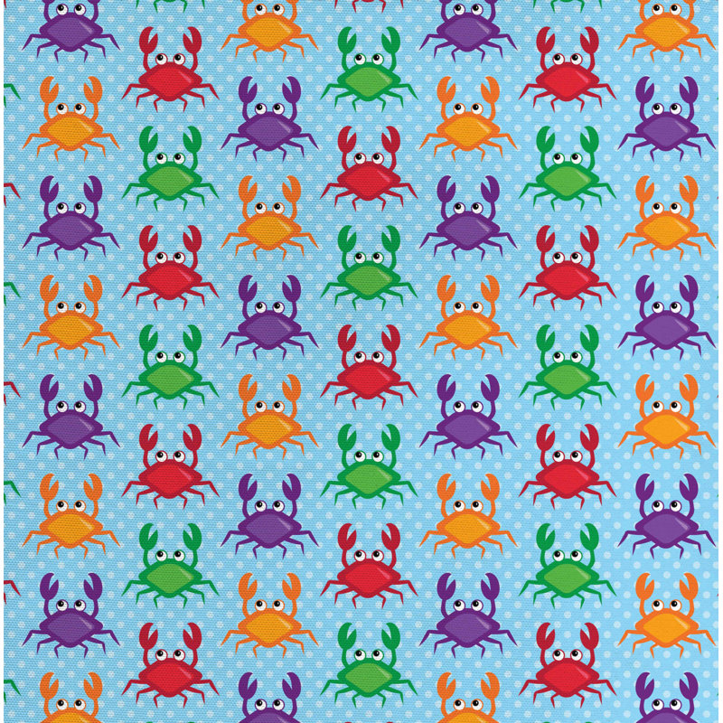 Tissu crabes, l 36 po x L 360 po