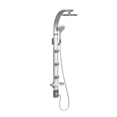 Système de douche à jet de pluie 8 po avec jets à 3 corps Bonzai et douchette multifonction