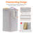 2 Pack Laundry Hamper Large Collapsible Laundry Baskets, Freestanding Waterproof Clothes Hamper
