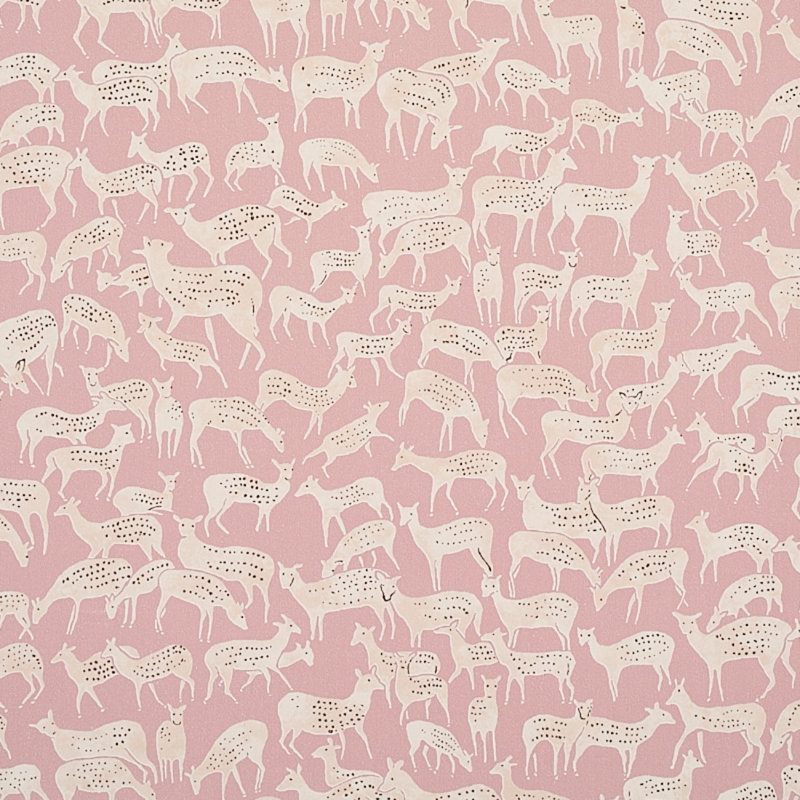 Papier peint Faune, Rose poudreux