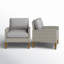 Chaise de patio avec coussins Wenner-835220573