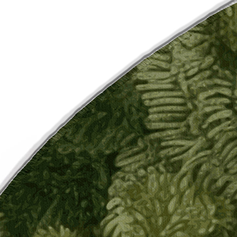 Tapis vert d'intérieur et d'extérieur Botanical, Rond 5 pi