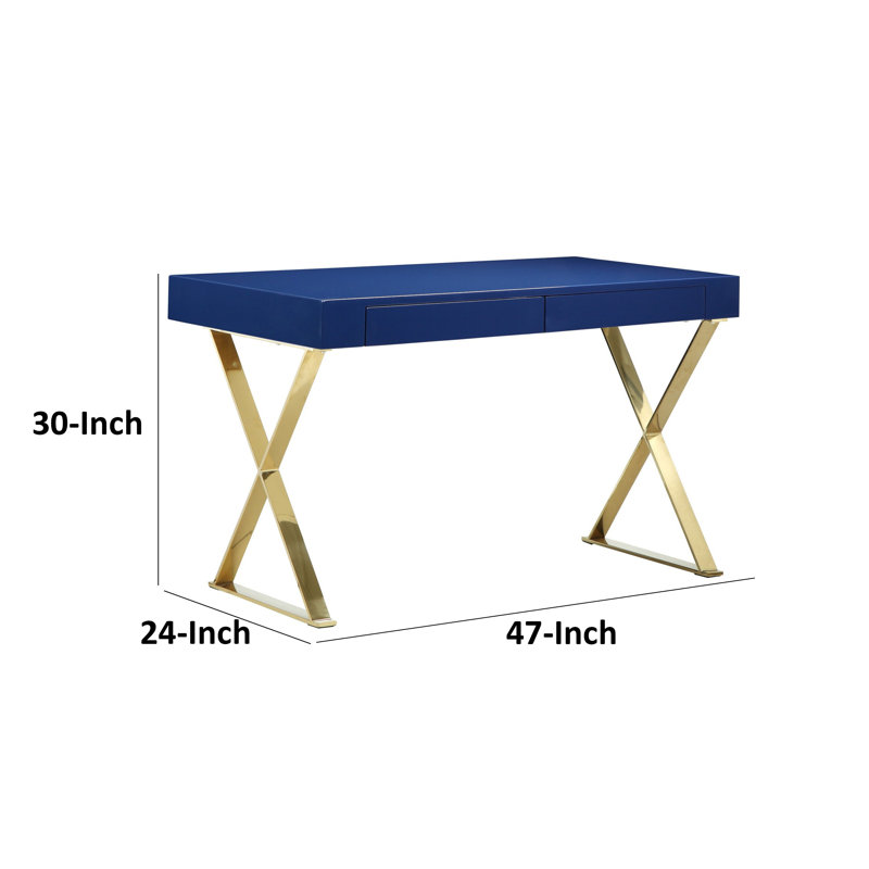 Rix Metal Base Writing Desk