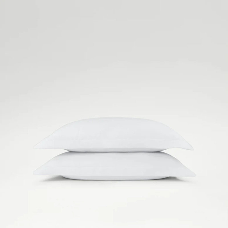 Premium 100% SateenPillowcase Pair, Standard Pillowcase, White