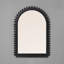 Willa Wood Ball Framed Arched Wall Mirror-1813035987-1813035986