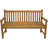 Heilman Mission-Back Teak Garden Bench-1788271615