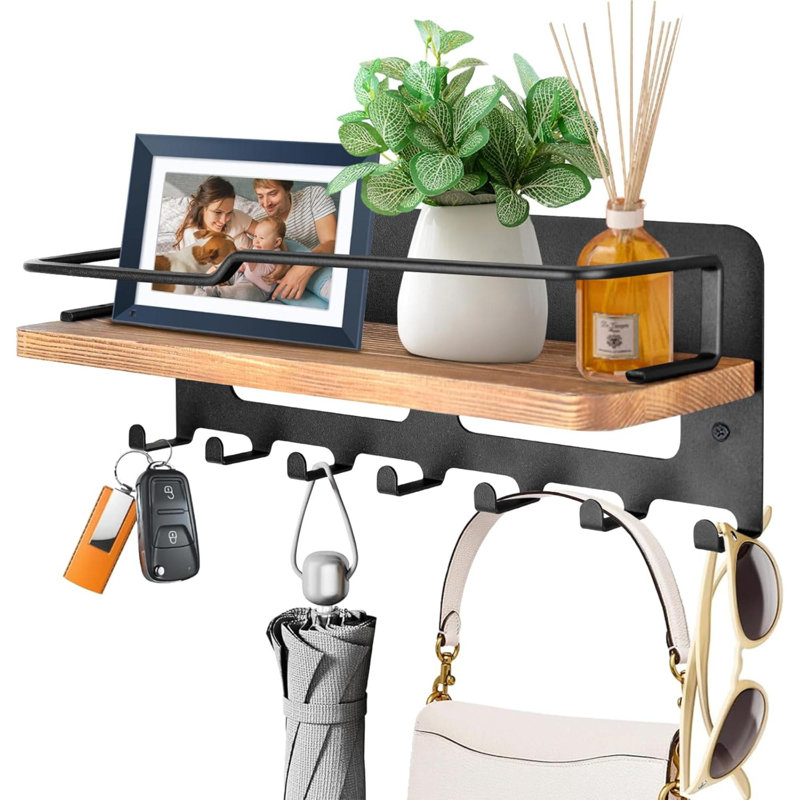 Wall Organizer, Black/Brown