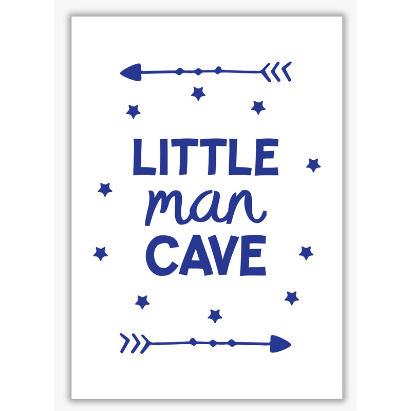 Little Man Cave Arrows - Print, No Frame, 30 cm H x 21 cm W x 1 cm D