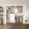 Woodcrest 48" W - 120" W Closet System Walk-In Set