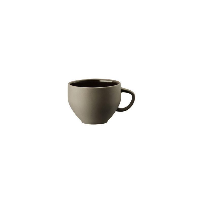 Junto Handmade Stoneware Teacup, Slate Gray
