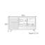 Buffet simple de style nordique moderne-302034627