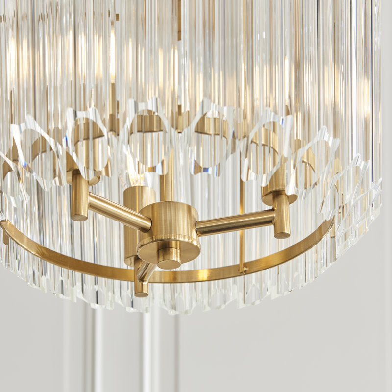 Valentin 3-Light Chandelier, 3 Lights, 156cm H x 36cm W x 36cm D