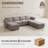 Vashudev Velvet Modular Sectional-143691478