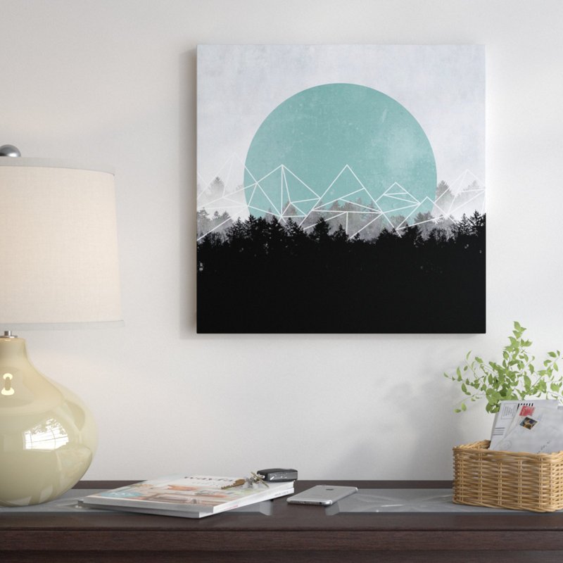 « bois abstraits ii », impression sur toile, H 12 po x l 12 po x P 1,5 po