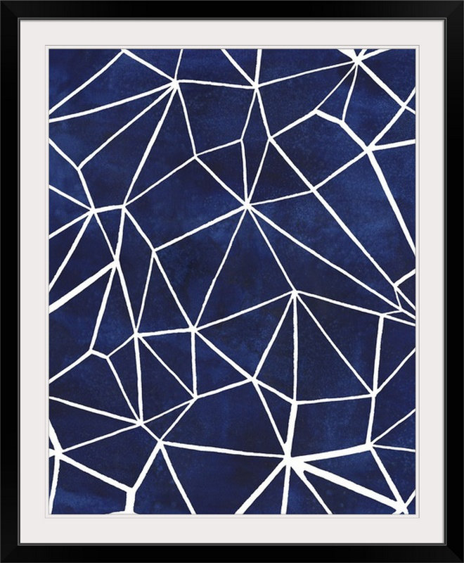 «Kelyse Pattern III», Grace Popp, impression, H 32 po x l 27 po x P 1 po, Cadre noir