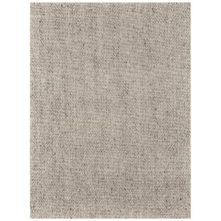 Rectangle Great Tatch Area Rug in Silver