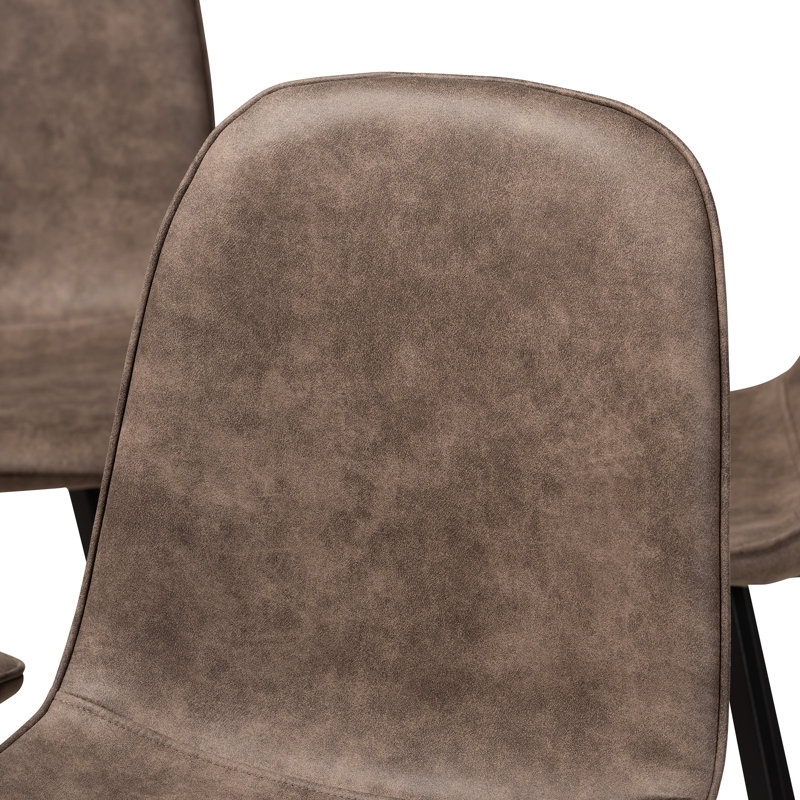 Spangler 17.52'' H Upholstered Metal Side Chair