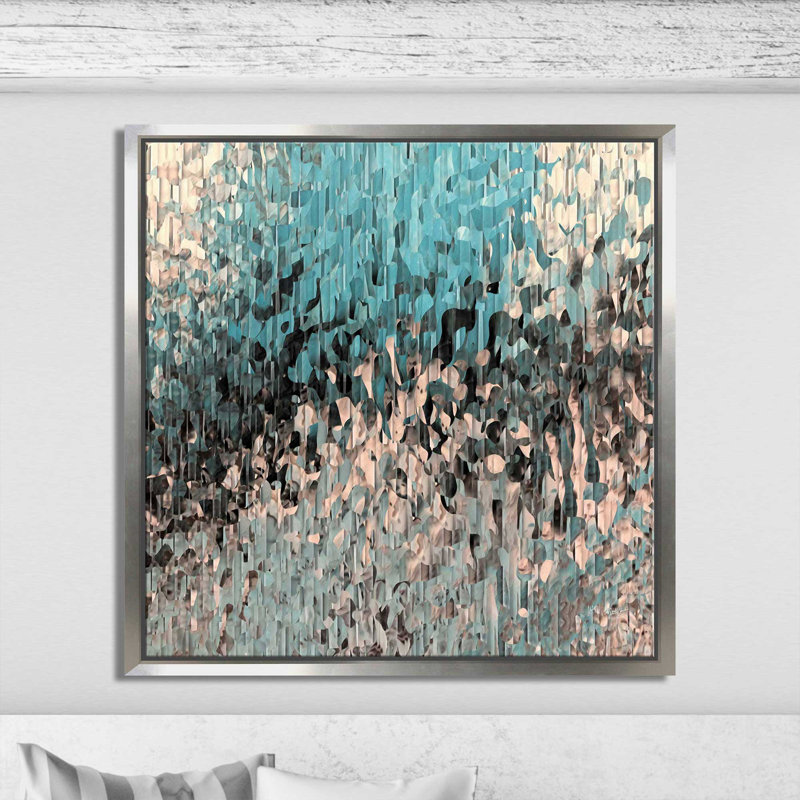«Walking In The Spirit, Isaiah 48:17» par Mark Lawrence, reproduction d'art, Cadre flottant argent
