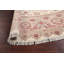 Tapis unique beige et rouge noué à la main 9 pi 1 po New Age
