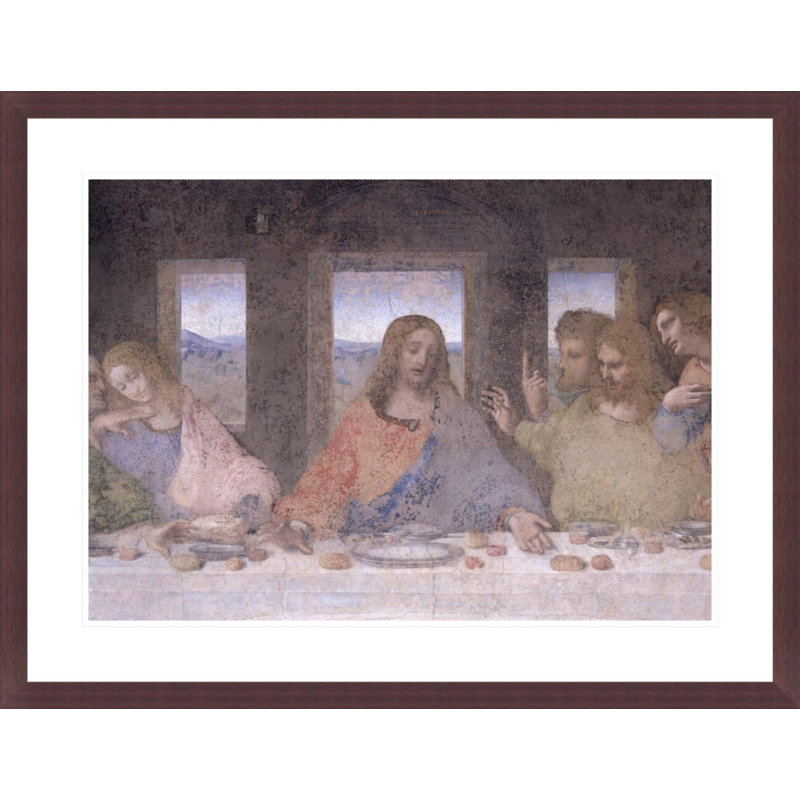 The Last Supper by Leonardo da Vinci -Framed Giclee Print, H 22,79 po x l 29,5 po