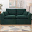 Canapé modulaire modulaire à 2 places avec housses de coussin amovibles, canapé en velours côtelé doux sans assemblage, mobilier de salon moderne-1099769607