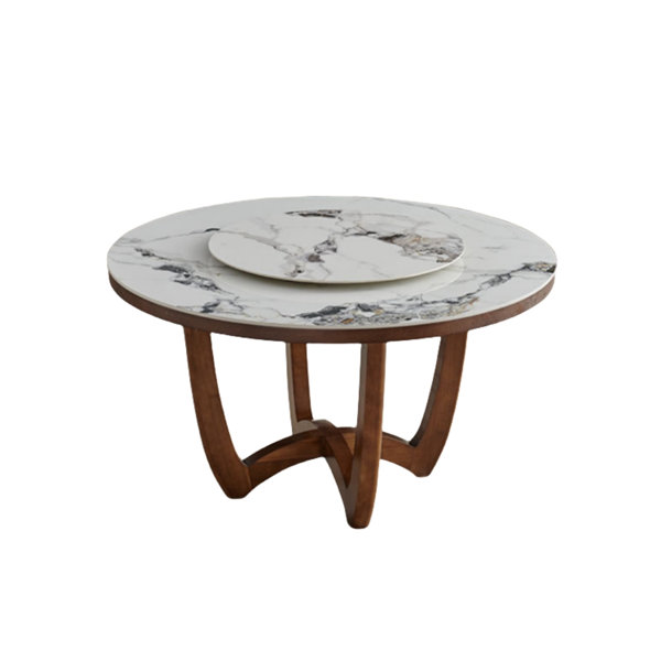 Orren Ellis Dreon Round Solid Wood Base Dining Table - Wayfair Canada