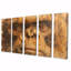 Ensemble d'art sur toile noir et brun antique Bigfoot II-954523506