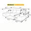 Canapé modulaire en forme de U de 134 po - noir, assise profonde, poches latérales, conception modulaire, aucun assemblage requis-566018260-566018267
