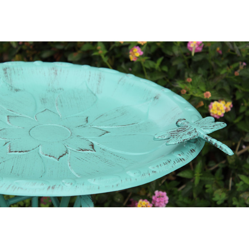 Bain d'oiseaux Mayo, Patina