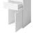 Raymen Desk with drawer and door: 120cm W x 75.5cm H x 53cm D.-202695452